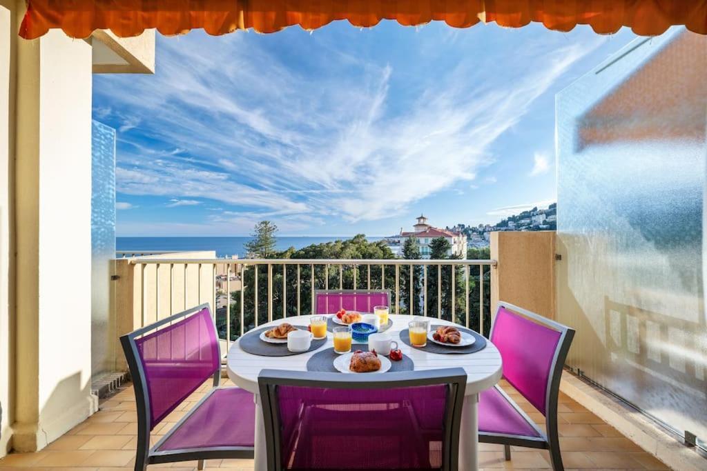 Le Fontana Rosa - Vue Mer - Terrasse - Parking Inclus Mentone Esterno foto